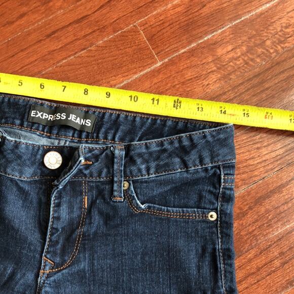 EXPRESS JEANS Dark Blue Stella Low Rise Legging - Picture 5 of 6